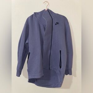 Nike Tech Blue Full-Zip Hoodie